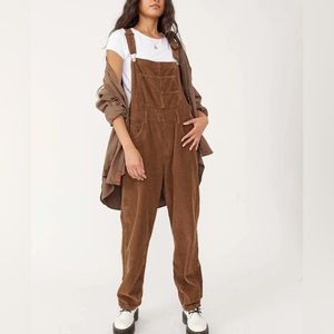 Free People Ziggy Cord Overall